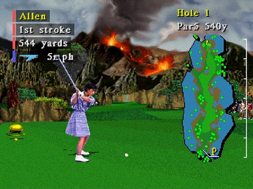 Valora Valley Golf screenshot 3 for Sega Saturn
